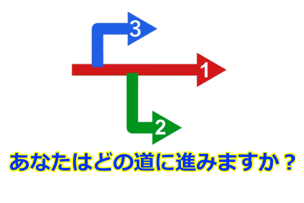 あなたはどの道に進みますか?